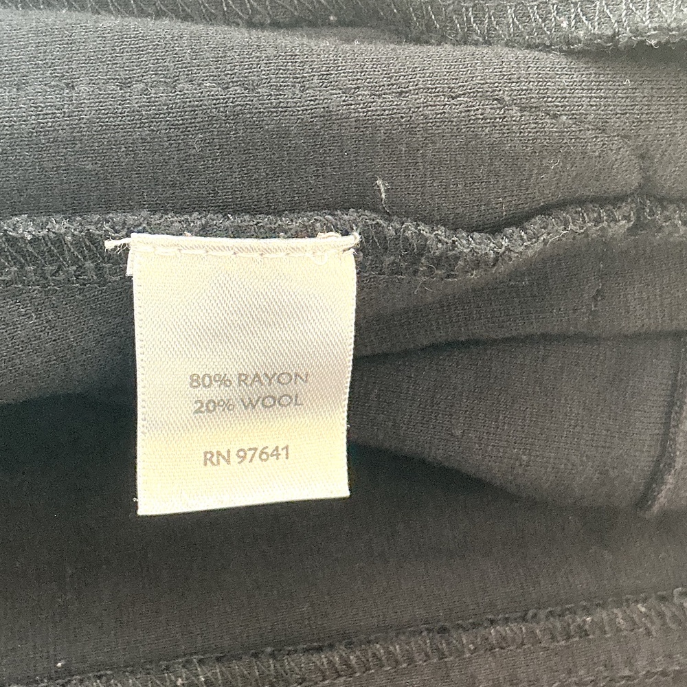 J. JILL Rayon Wool Blazer Black Large - Picture 4 of 4